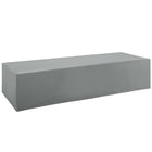 Modway Immerse Convene / Sojourn / Summon Chaise Outdoor Patio Furniture Cover - Grey-Outdoor Patio Chaise Furniture Cover