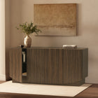 Manhattan Comfort Ardea 60" Contemporary 4-Door Sideboard - Walnut-9