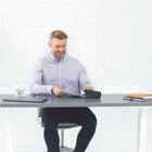 Fellowes LX850 Full Strip EasyPress Antimicrobial Stapler - Black-10 Year Limited Manufacturer Warranty