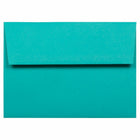 JAM Paper A7 Coloured Invitation Envelopes - 5.25 x 7.25 - Sea Blue Recycled - 50 Pack-Our envelopes are made from 30% recycled 24 lb paper and feature a straight flap gum closure with a smooth finish