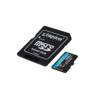 Kingston 256 GB microSDXC Canvas Go Plus Gen4 Card + Adapter-Ideal for mobile gaming, drones, action cams, and Android devices