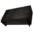 Manhattan Comfort Granville 55.04" Modern Double Wide Dresser - Black-10