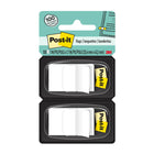 Post-it 1" x 1.7" Flags - White - 50 Flags/Dispenser - 2 Dispensers/Pack-Flags make it simple to mark and highlight important information
