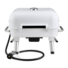 Kenmore 2 Burner Retro Tabletop Gas Grill - Pearl-18” x 15” Firebox.