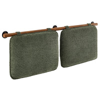 Modway Anela Wall-Mounted Chenille Upholstered King Size Headboard - Sage Walnut-King Size Floating Headboard