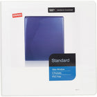 Staples Standard View Binder with D-Rings - 3" - White-Pages lie flat with back-mounted rings