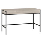 Hudson&Canal Evans 48" Writing Desk - Alder White-A mid-century modern design for your entryway, living room, den, and more