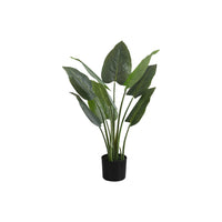 Monarch Specialties 37" Artificial Indoor Aureum Tree - Floor - Black Pot-Add a vibrant burst of greenery to any floor of your home or office with this 37" tall artificial indoor aureum tree in a 6" black pot