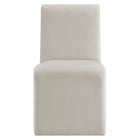 Modway Emory Upholstered Performance Velvet Dining Side Chair - Alabaster-8
