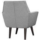 Modway Posit Upholstered Fabric Armchair - Light Grey-100% Polyester Material