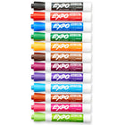 Expo Low Odour Dry Erase Markers - Chisel Tip - Assorted Colours - 16 Pack-Chisel tip suitable for both broad strokes and fine details