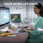 Logitech MK955 Signature Slim Wireless Keyboard and Mouse Combo - Graphite -Save Time Like Magic: Customizable keys, buttons and shortcuts for extended possibilities with the Logi Options+ App, available for Windows and macOS