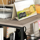 Vinsetto Letter/A4 Filing Cabinet with Hanging Bars - Distressed Grey-Assembly required