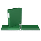 Davis Group Premium Economy Binder - Round Ring - 1.5" - Green - 6 Pack-1.5"