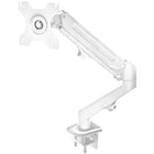 MotionGrey Single Monitor Arm Stand - VESA Desk Mount for Up to 28" Screens - White-Fits 13” to 28” Screens: Designed to support most monitors up to 28 inches with VESA 75x75mm or 100x100mm mounting patterns