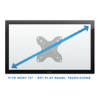 Mount-It! Full Motion Small TV Wall Mount-Single-stud wall plate for easier installation