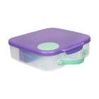 b.box - Lunchbox - Lilac Pop-Fits a full sandwich, pasta, or salads – plus a gel cooler pack to keep lunches fresher for longer