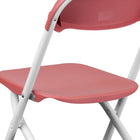 Flash Furniture Kids Plastic Folding Chair, Burgundy (YKIDBY)-220 lbs. Weight Capacity