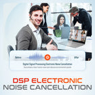 Delton 95X Wireless Noise Canceling Bluetooth Computer Headset - MS Teams - Black-The usb wireless headset features a noise-canceling microphone to ensure clear communication by effectively reducing background noise.