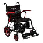 Journey Air Elite Lightweight Folding Power Chair - Red-Ultra-lightweight folding power chair design supports portable everyday mobility