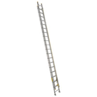 Featherlite 4200D Series 40' Industrial Heavy-Duty Aluminum Extension/Straight Ladder-Max. Open Height: 35'