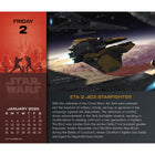 DateWorks 2026 Day-At-A-Time Box Calendar - 5.12" x 4.31" - Star Wars - English-Entertainment