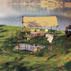 PawHut 24-Panel Heavy Duty Dog Playpen for S/M/L Dogs - 44.5" H-Made of steel tube and steel wires for stability