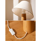 Decent Living 2-Piece Beech Table Lamp-Versatile Use: Perfect for both home and office settings.