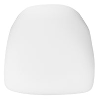 Flash Furniture Hard Fabric Chiavari Chair Cushion - White-Firm Chair Cushion