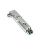 OWC Envoy Pro mini USB 3.2 Gen 2 Flash Drive - 1 TB - Silver-Up to 10 Gb/s Data Transfer Speeds