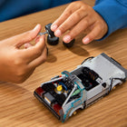 LEGO Speed Champions Time Machine from Back to the Future-Authentic details from the movie include the flux capacitor and time calculator