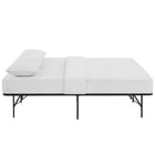Modway Horizon Stainless Steel Queen Bed Frame - Brown-Heavy Duty Stainless Steel Frame