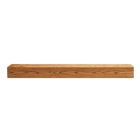 Entrepot La Grange Floating Beam Fireplace Mantel - 72" L x 7" D x 5" T - Honey-Includes Support