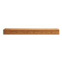 Entrepot La Grange Floating Beam Fireplace Mantel - 72" L x 7" D x 5" T - Honey-Includes Support