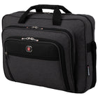 Wenger 17.3" Business Laptop Bag - Grey/Black-Padded compartment securely holds laptops up to 17.3"
