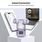 MyBat Open Ear Bluetooth Earbuds - Purple-All-Day Comfort - Lightweight, ergonomic design for extended wear