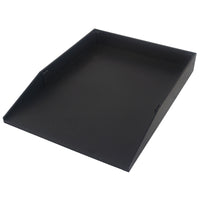 Korr Front Load Legal Tray - Black-Sturdy, high-impact plastic offers excellent stability and support