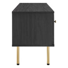 Modway Cambria 47" TV Stand - Black-Sliding Board