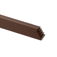 WeatherTech StairEdge Anti-Slip Stair Tread Edge Cover - 35.5" - Brown - 5 Pack-StairEdge is ideal for indoor wood, tile, stone, concrete or metal staircases, whether residential or commercial.