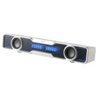 Edifier QS30 USB Powered BT Multimedia Soundbar with Enhanced Bass Integrated Mic and Dynamic Lighting Effects - White-The Bluetooth V5.4 audio receiver supports the seamless audio streaming with stable connection