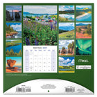 Mead 2027 Decorative Wall Calendar - 12" x 12" - Canadian Landscape - Bilingual-Features full colour monthly artwork designed to enhance walls and shared spaces