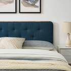 Modway Bridgette Wood Twin Platform Bed with Splayed Legs - Grey Azure-Wood, MDF, and Veneer Construction