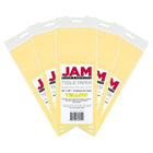 JAM Paper Tissue Paper - Yellow - 50 Sheets-Elegant wrapping accessory for gifts, gift baskets, decorating, and more!
