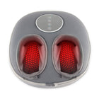 HoMedics Air Deluxe Foot Massager with Heat - Grey-Covered in premium twill fabric