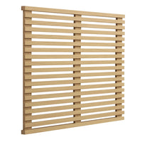Modway Render Wall Mount Twin Headboard - Oak-Mid-Century Twin Headboard