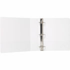 Staples Standard View Binder with D-Rings - 2" - White-Non-Stick, Archival safe material won't life ink or toner off printed pages