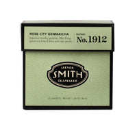 Steven Smith Teamaker Rose City Genmaicha Green Tea - 6 x 15 count sachets-Roasted rice green tea blend