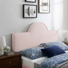 Modway Dawn Performance Velvet King/California King Headboard - Pink-Plywood and MDF Construction