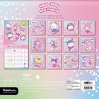 DateWorks 2026 16-Month Wall Calendar - 12" x 12" - Hello Kitty - Bilingual-13 High Quality Images printed on Premium Paper