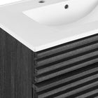 Modway Render 30" Bathroom Vanity Cabinet - Charcaol White-Assembly Required